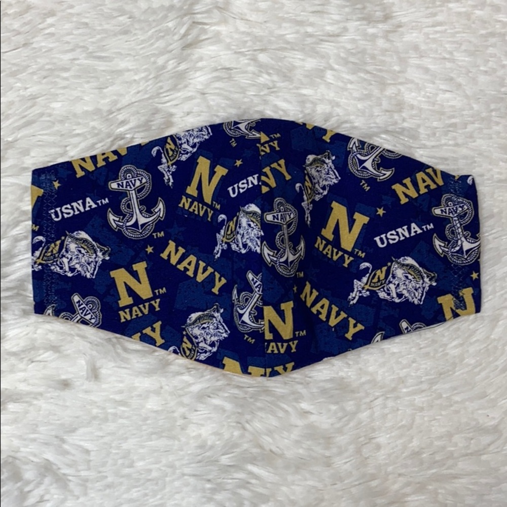 HANDMADE Navy Face Mask